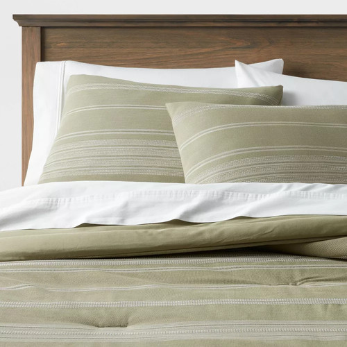 Full queen cotton woven stripe - full/queen,