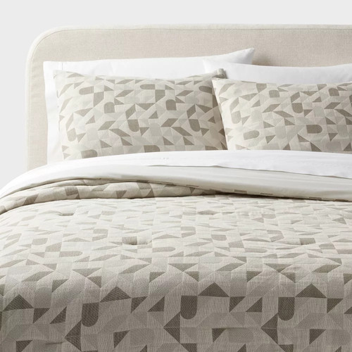 Geo matelasse comforter - geo, and